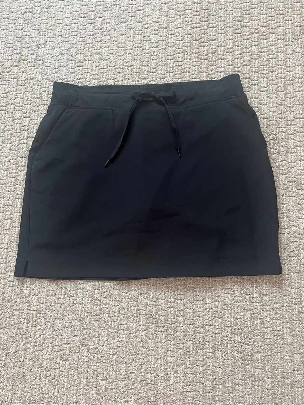 RBX Black Pull-On Skort with Drawstring Waist